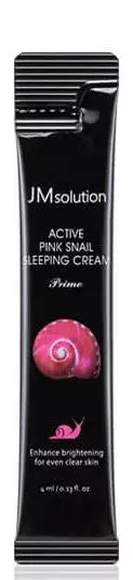 Обновляющая ночная маска с муцином улитки JMsolution Active Pink Snail Sleeping Cream Prime