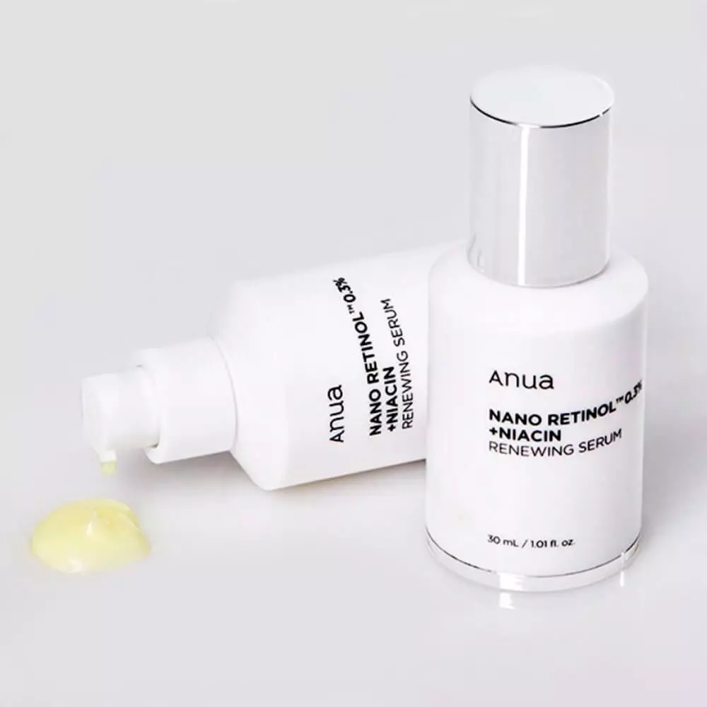 Cыворотка с ретинолом и ниацинамидом ANUA Nano Retinol 0,3%+Niacin Renewing Serum